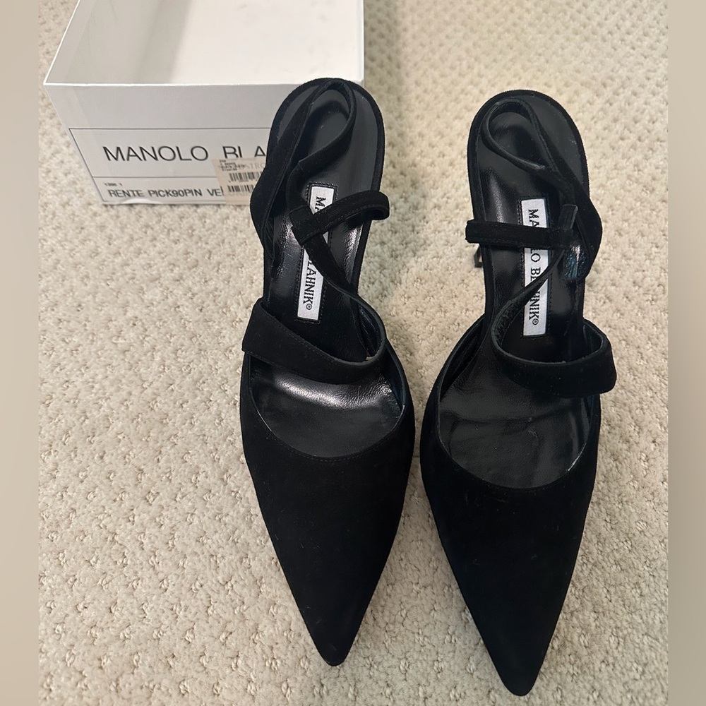 Manolo Blahnik Black Women's Shoes